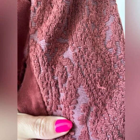 Free People Women's Pink and Red Jacket - Picture 7 of 8